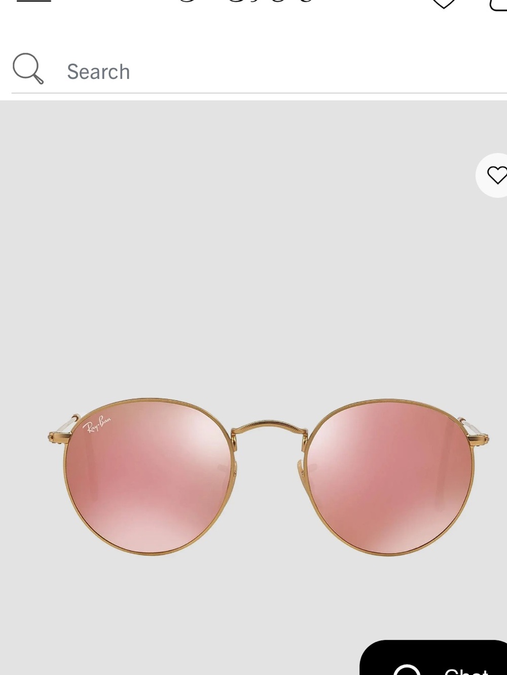 Ray-Ban
RB3447 53MM Mirrored Round Sunglasses